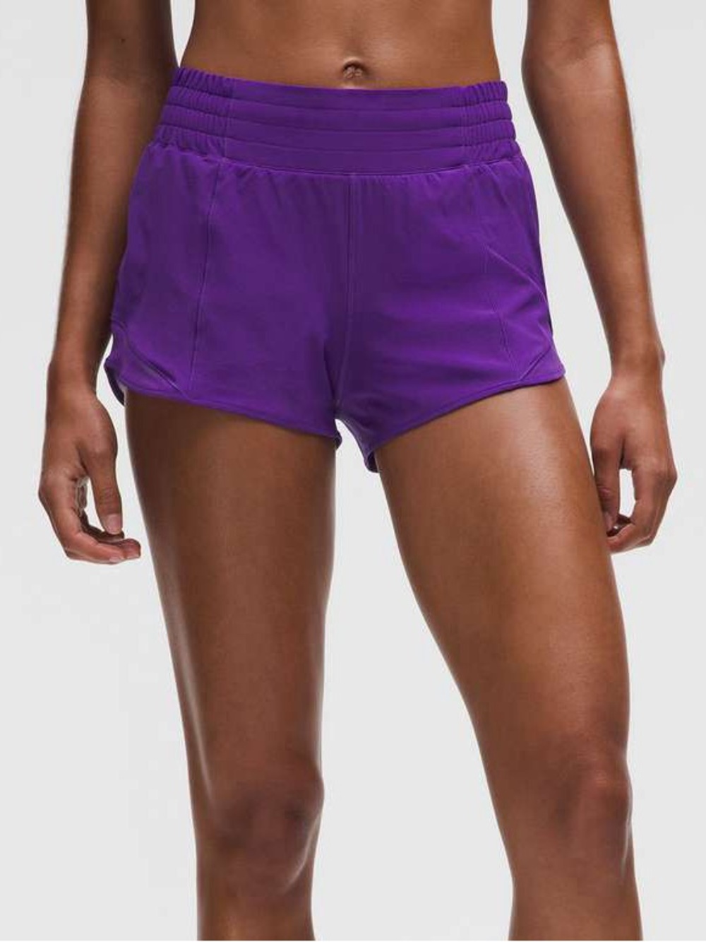 Lululemon Hotty Hot High-Rise Lined Short 2.5” College Purple Size 14 NWT